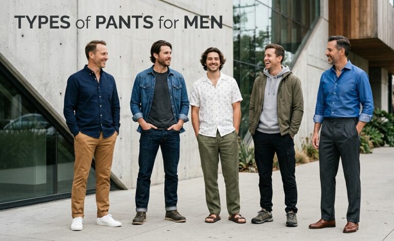 types of pants for men