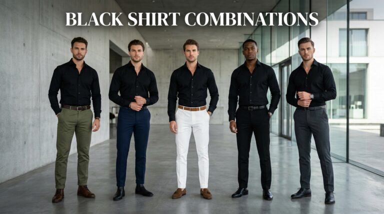 Black Shirt Combination Pant: Best Pairings Every Guy Should Know black shirt combination pant