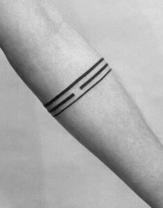 Forearm Band Tattoo