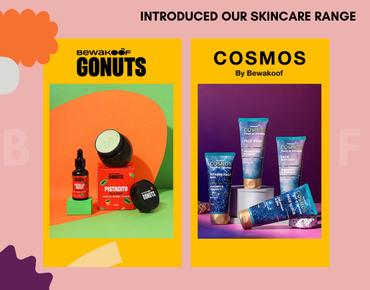 Skincare range - Bewakoof