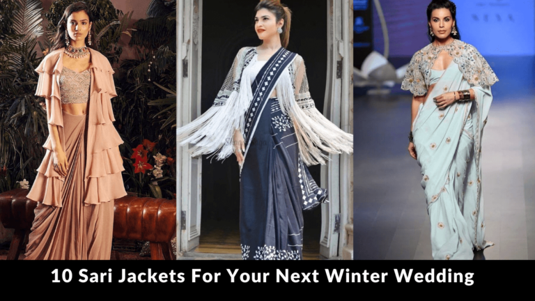 sari jackets for wedding