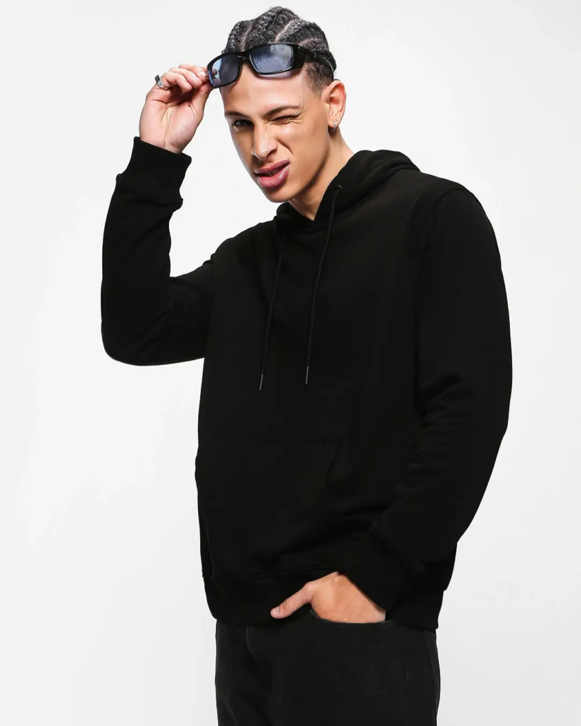 Men's Black Hoodie