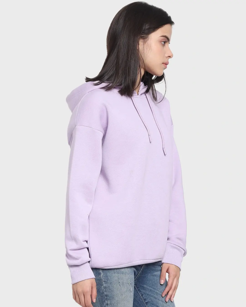 Women's Lilac Oversized Hoodie