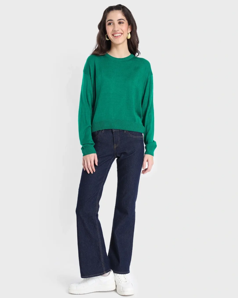 Women's Rolling Hills Crop Sweater