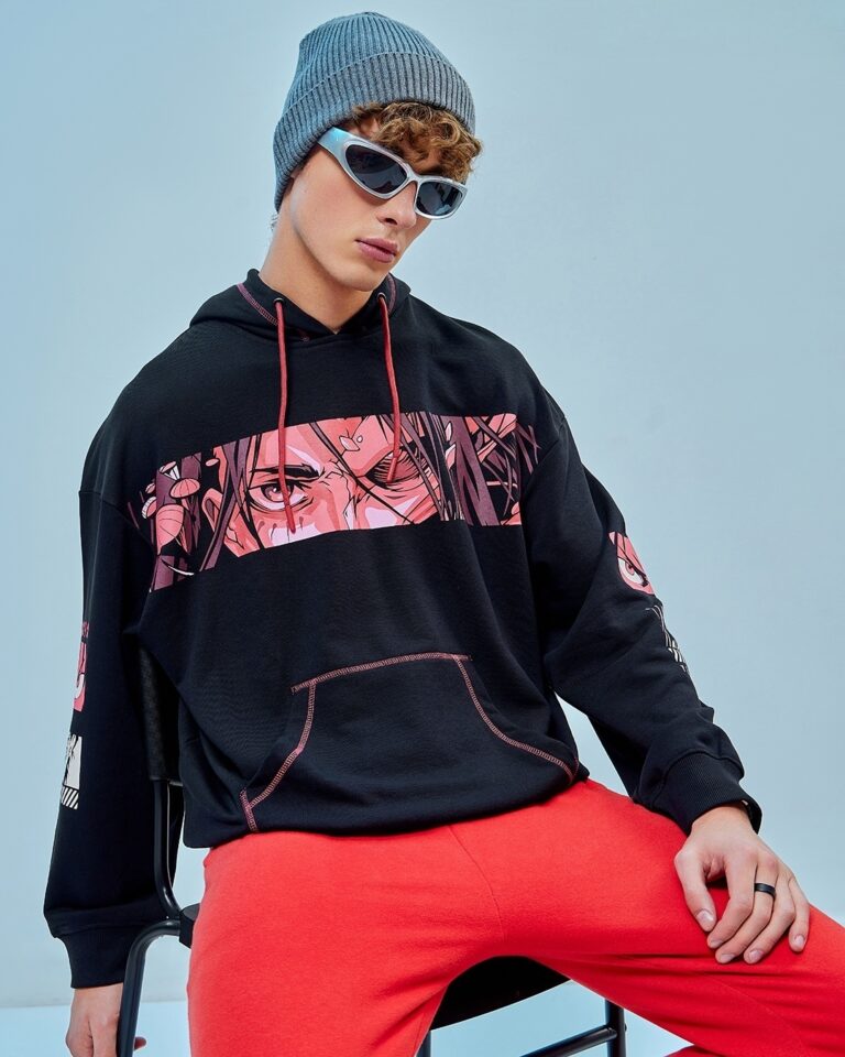 black hoodie outfit ideas for men