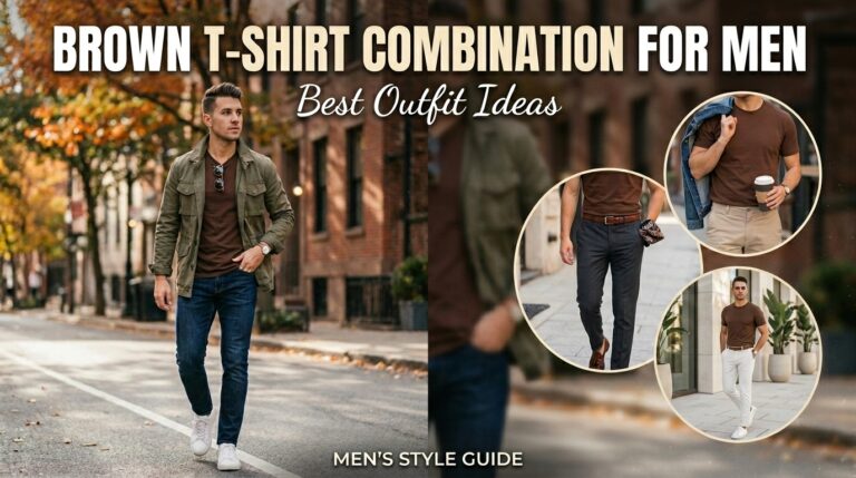 brown tshirt combination pant