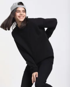 All black with black trousers