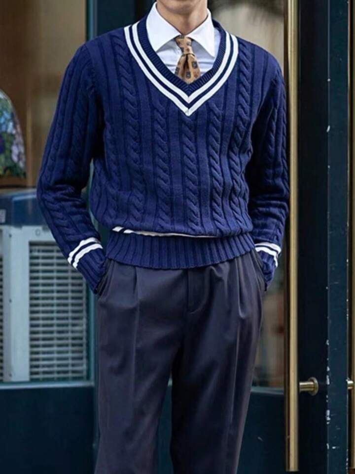 cable knit sweater outfit