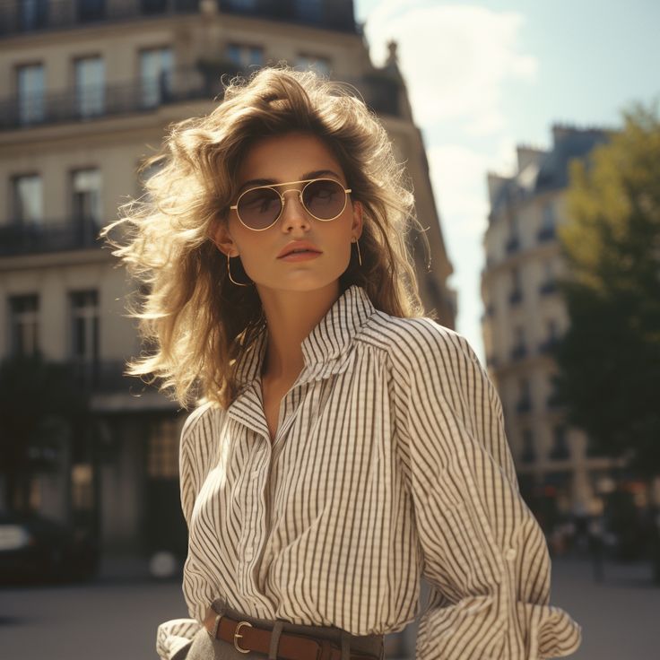 Rumpled shirt look