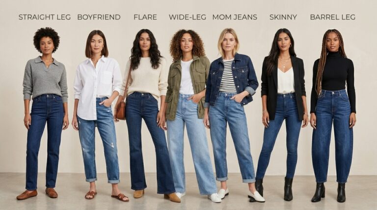 Types of Jeans for Women: A Fit Guide That Actually Makes Sense types of jeans