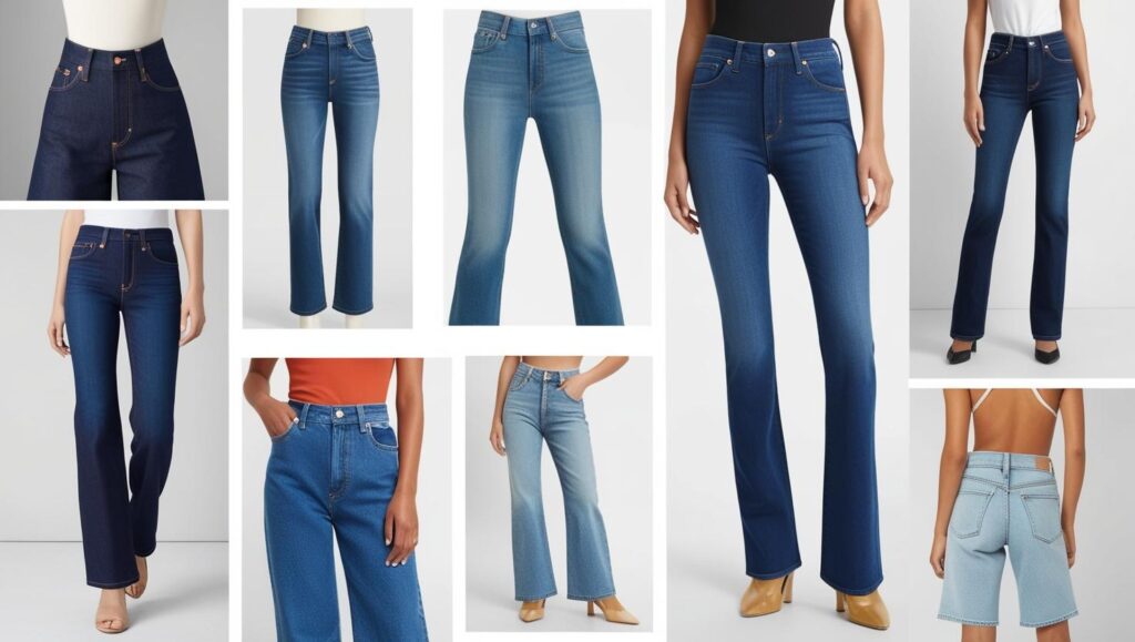 different types of jeans for women
