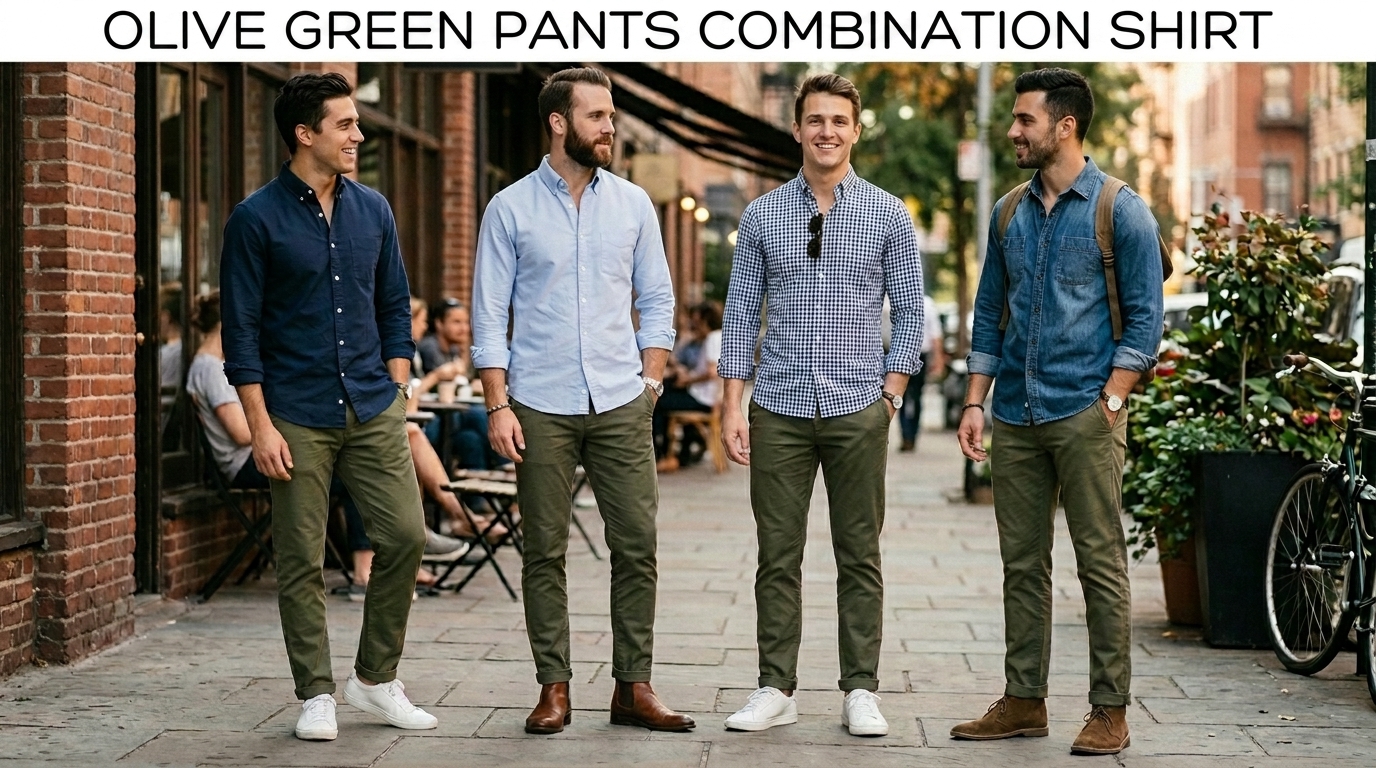 what color dress shirt goes with olive green pants What to Wear with Olive Green Pants (Outfit Ideas for Men) Jack Archer
