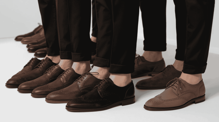 Top 10 Shoe Colors That Look Best With Black Pants for Men black pant shoes combination