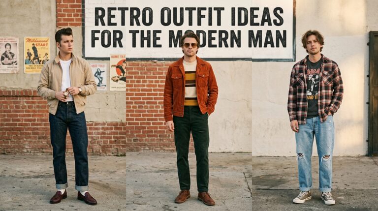 retro outfit for men