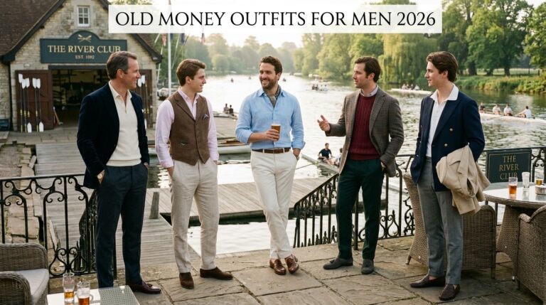 Old Money Outfits for Men 2026: The No-Logo Guide to Looking Expensive old money outfits for men