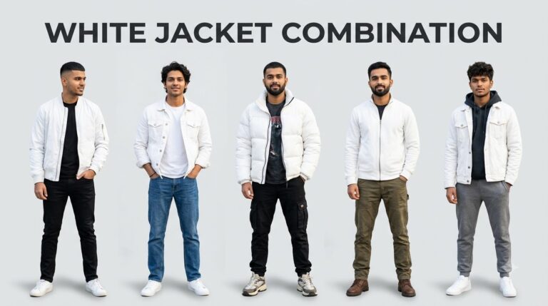 White Jacket Combination for Men: 10 Best Outfit Ideas white jacket combination