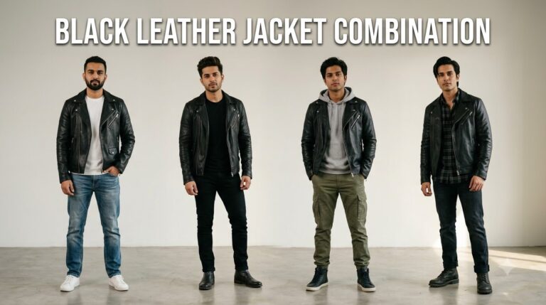 Black Leather Jacket Combination for Men: 8 Outfits Worth Copying Black leather jacket combination